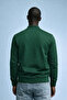 Men's Hakim Collar Winter Green Sweatshirt - 5