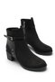Elara Rosa Women's Heeled Boots 0012705 Black Suede - 3