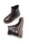 Rhea Alma Women's Boots 0012305 Brown Crocodile - 2