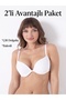 Advantageous 2-Pack Double Padded Underwire Supported Push up Bra Set