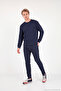 Cotton Relaxed Fit Crew Neck Sweat Men's Sweat 5901257 - 3