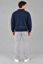 Printed Buttoned Oversize Winter Sweater Dp 16622_10068 - 5