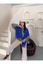 Women's Bohemian Hand-Knitted Motif Tassel Scarf - 7