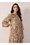 Smart Paisley Print Trapeze Maxi Dress - 6