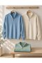 Men's 3-Piece Casual Half-Zip Regular Fit Knit Sweater
