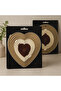 Silicone 3-Piece Mat and Trivet Set (Heart & Round, Multi-Dimensional)