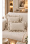 Pearl Ruffle Cushion Cover Vanilla - Light Beige Set - 4