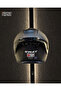 869 Matt Black Full Face Kask - 4