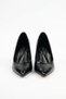 Hentor Women's Stiletto Heeled Shoes with Crocodile Pattern, Pointed Toe, Comfortable and Stylish Design, Hentor 6 cm - 4