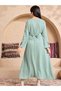 Rochie, verde - 11 ani - 3