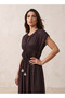 GATHERED LONG DRESS - 6