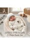 100% Cotton 5-Piece Striped Baby Boy Hospital Outfit Set (0-3 Months) - 2
