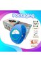 Round Analog Kids Watch Printed Silicon Strap Water Resistant, Lightweight & Durable-Blue - 5