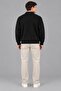 Printed Buttoned Oversize Winter Sweater Dp 16622_10068 - 5
