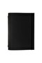Novum Organum L Black Leather Notepad - Robusto Black
