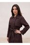 CONTRAST LINING NOTCH COLLAR TRENCH - 6
