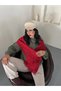Women's Bohemian Hand-Knitted Motif Tassel Scarf