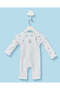 Baby Boys Ivory And Blue Dungaree Set 2 Piece - 2