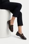 Ulden Women's Loafer Shoes Patterned Tasseled Masculine Style Low Heeled Casual Ulden Stylish - 2