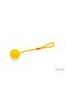 Spt-Gld Plastic Ball Dog Toy with String (155633) Yellow 16cm