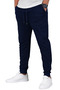 Set of 3 Unisex Ribbed Sweatpants Regular Black Gray Navy Blue Color Sports Sweatpants - 7