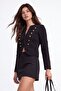 Gold Button Detailed Jacket - 4
