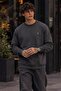 Men's Basic Seasonal Loose 3-Piece Sweatshirt - 4