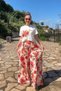 Printed Tshirt Pants Set