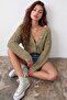 Buttoned Thick Knitted Cardigan - 3