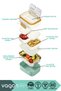 Bento 1010ml New Lunchbox Series, Double Color, Two Layers, One Steel Bowl, Two Mini Food Grade Plastic Containers, 16X10X11.5Cm Size, Stainless Steel Lunch Box, Children's First School Lunch Box, Bpa Free, Special Boxed - 4