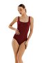 Women's Burgundy Swimsuit M.2755-26