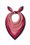Foulard Bandana Women's 50X50 Square Scarf Rayon Italian Stitched Neck Scarf Hair Bandana - 3