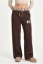 Women's Holt Beige Sweatpants with Elastic Waist and Pockets - 4