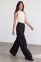 Zippered Wide Leg Trousers - 4
