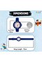 Round Stylish Analog Watch for Kids Rotating Bezel, Separate Minutes Display 30M Water Resistant Textured & Soft Silicone Strap-Blue - 6