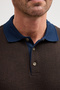 Men's Polo Neck Long Sleeve Sweatshirt - 2