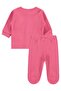 Basic Booties 1-9 Months Pajama Set - Fusya - 3