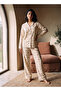Intimates Viscose Teddy Bear Print Button-Down Shirt and Pyjama Set - 2
