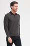 Men's Polo Neck Long Sleeve Sweatshirt - 4