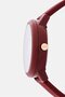Women 2001328 Silicone Watch 38 mm, Burgundy - 4