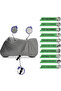 Steel Motor Classic 125 Waterproof Engine Cover Protector 4 Seasons Protection Gray - 2