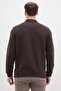 Ribbed Polo Collar Half-Zip Thessaloniki Knitted Sweatshirt - 6