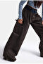 Women's Bitter Brown Super Palazzo Jeans with Belt Detail, Cargo Pocket, Special Design Denim Jean - 2