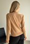 Soft Textured Knitwear Sweater with Button Detail on the Sleeves - 7