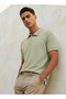 Basics Textured Polo T-shirt - 5