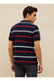 Basics Striped Polo T-shirt - 4
