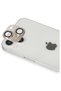 عدسة كاميرا من الألومنيوم متوافقة مع هاتف Apple iPhone 13 - ذهبي - 2
