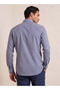 Smart Regular Fit Checked Long Sleeves Shirt - 4