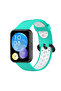 Huawei Watch Fit 2 Sport Perforated Cord - Turquoise-White