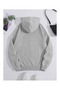 Spiderheart Design Oversize Zippered Unisex Hooded Cardigan - 3